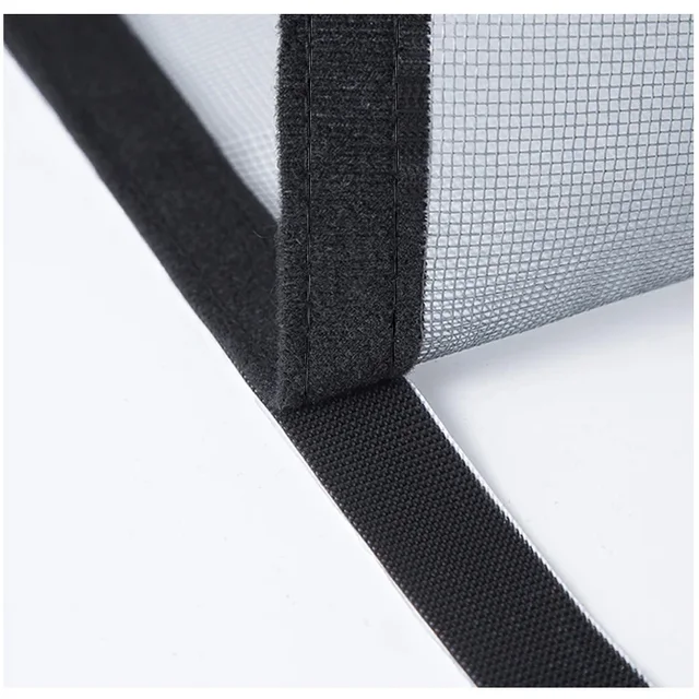 Black mosquito proof zipper screen window, self installing non perforated mesh, invisible mosquito proof，Invisible mosquito net 2