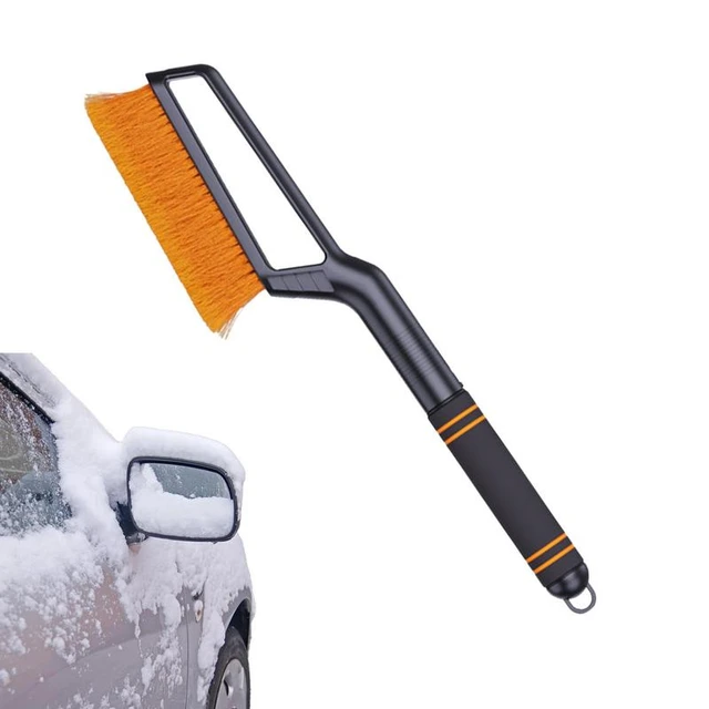 Car Ice Scraper Auto Windshield Snow Removal Tool Multifunction Snow Cleaner  Brush With Comfortable Foam Grip Car Accessories - AliExpress