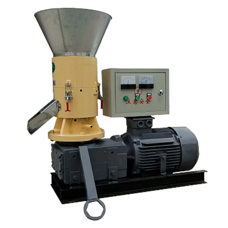 China Leading manufacturer Cheap Biomass sawdust pellet machine High efficiency straw pellet machine feed