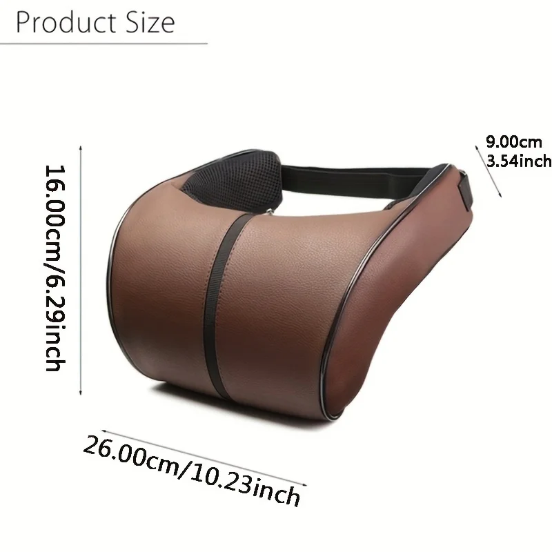 Luxurious Memory Foam Car Headrest Pillow - Ergonomically Designed for Ultimate Comfort and Long-Lasting Plushness