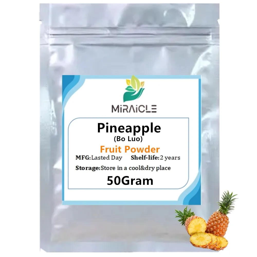 

50-1000g Factory Supply Natural Pineapple Polvo de piña Bromeliad(Bo Luo)파인애플 파우더