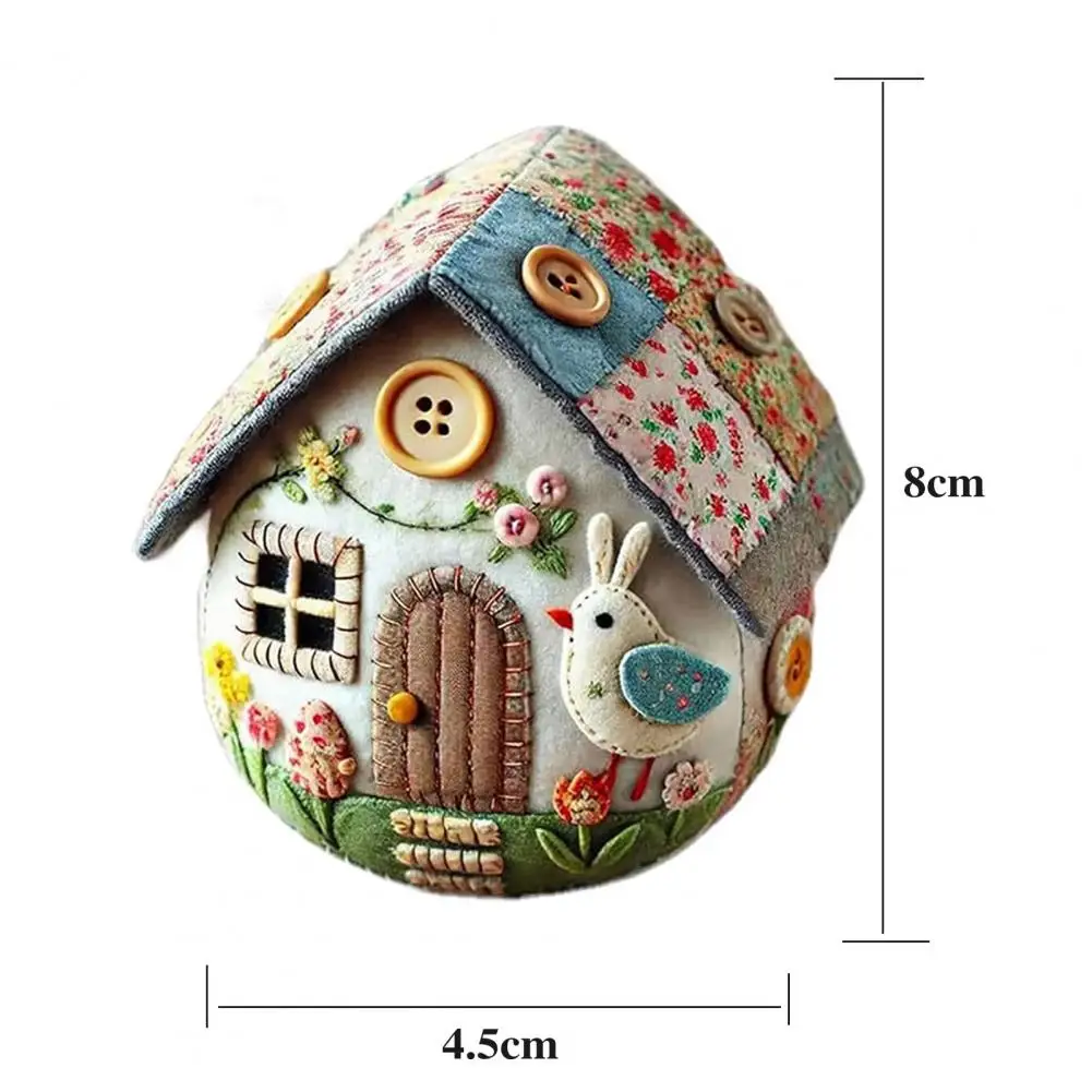 Embroidery Pattern for Felt Crafts Felted Eggs Craft Colorful Basket Fillers Creative Easter Decoration DIY Whimsical Felt Craft