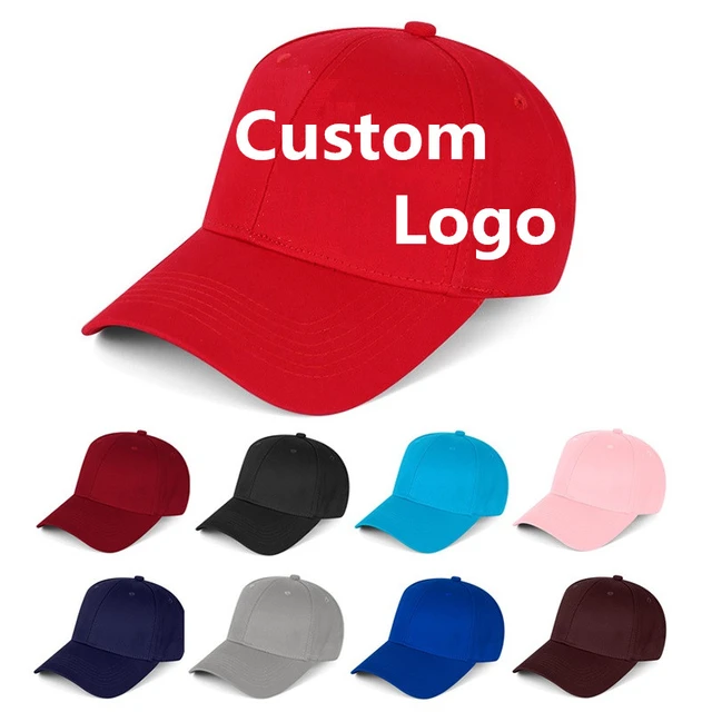 Adult solid plain cotton baseball cap Custom logo men sports hats  Adjustable Women's cotton trucker caps snapback hats - AliExpress