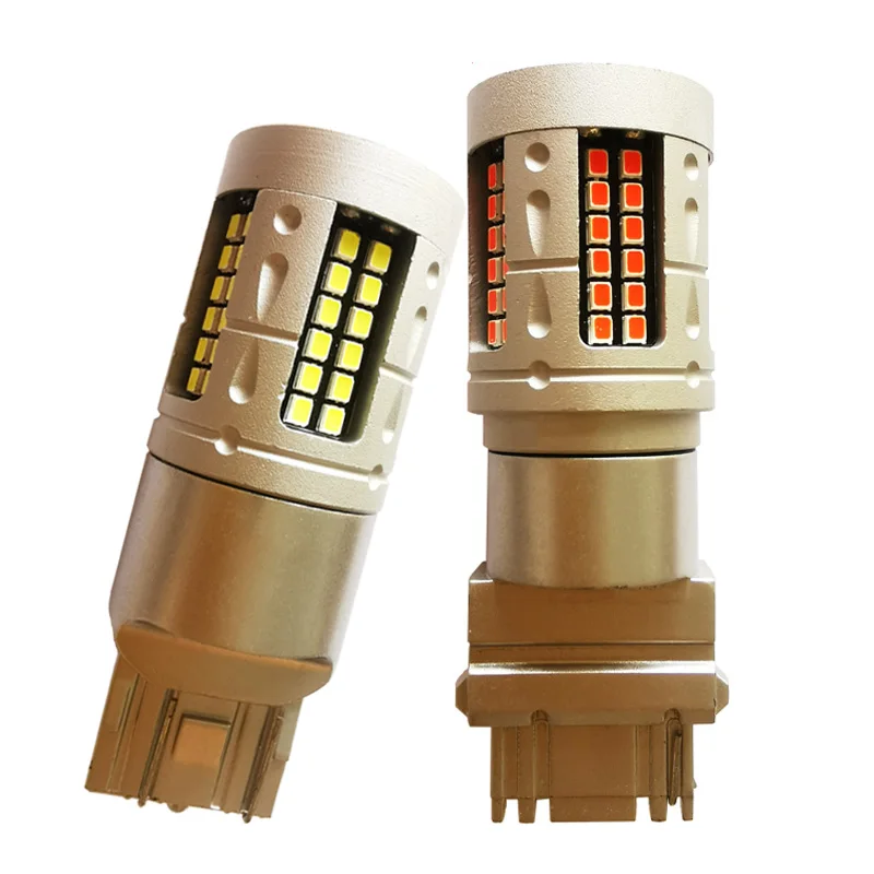 10pcs T20 7440 T25 3156 Anti Flicker Car Led Drl Turn Signal Light Bulb Auto Brake Reverse Lamp