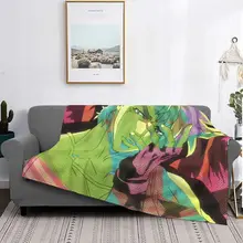 

Joseph Joestar Anime Blanket Flannel Winter Jojo's Bizarre Adventure Thin Throw Blanket for Home Bedroom Bedding Throws 09