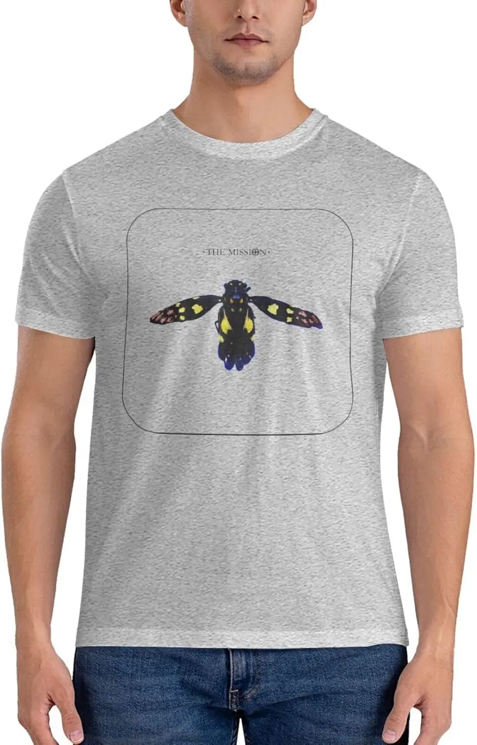 

Men's Short Sleeve Cool Casual T-Shirt Classic Crew Neck Top