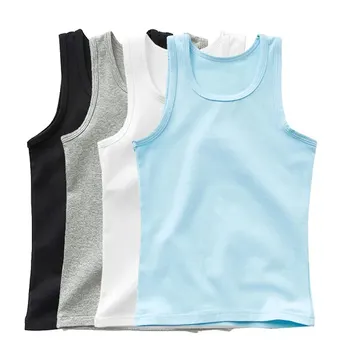 Kids' Candy Color Sleeveless Tank Top 1