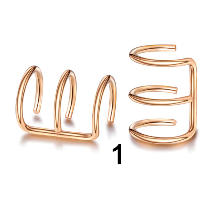 1pcs Rose gold 1