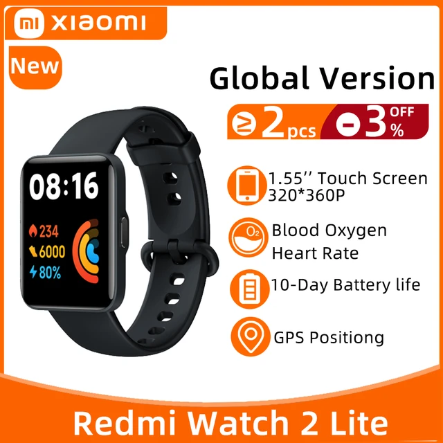 Smartwatch Xiaomi Redmi Watch 2 Lite  Xiaomi Redmi Watch Lite Global - Watch  2 Smart - Aliexpress