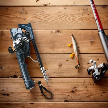 Folding Fishing Rod Telescopic Fishing Pole with Reel Line Spinning Rod Carbon Fiber for Outdoor Fishing Gifts for Men 2