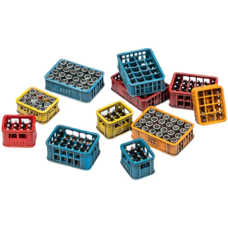 LIANG-0431/0432 맥주 소다 병 상자 현대 조립 모델 장면 빌딩 취미 DIY 액세서리 1/35 1/48 1/72 스케일