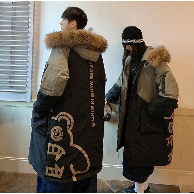 Snow Jacket Animal Ski Jacket Mens WOLF Men's Long Snowboard Jacket