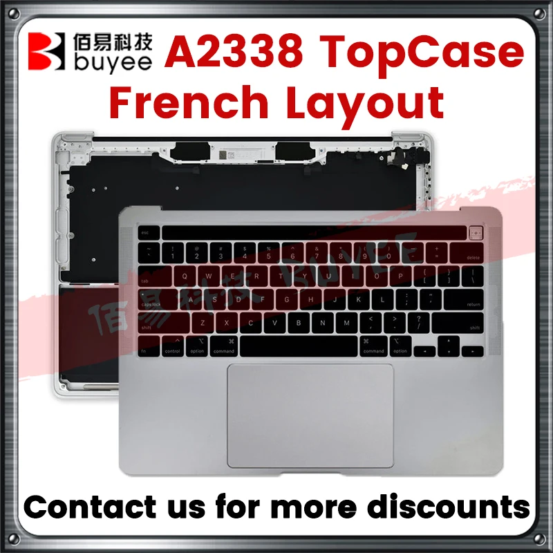 

Original New A2338 FR Top Case For Macbook Pro Retina 13" A2338 Palmrest TopCase + French Keyboard Trackpad Battery Assembly