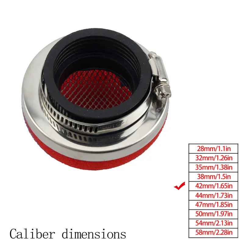 Motorcycle Air Filter Cleaner Air Filter 2 Stroke Engine Dirt Pit Bike Scooter 28/32/35/38/42/45/50/54/58MM Moto Parts - Image 16