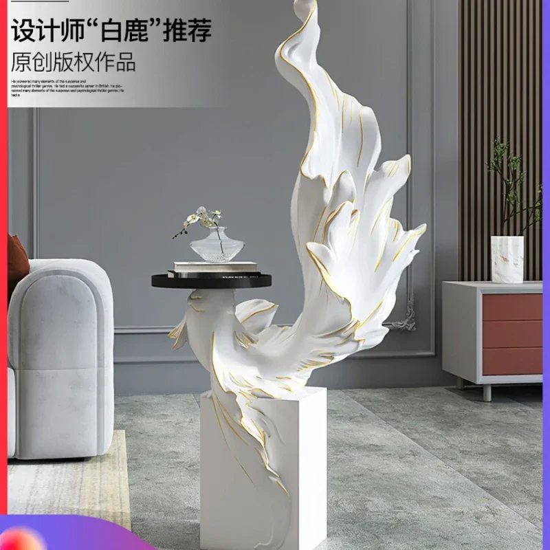 

Jinli Zhaocai Floor Decoration Light Luxury Upscale Home Decoration Living Room TV Cabinet Sculpture Next to Residency Opening