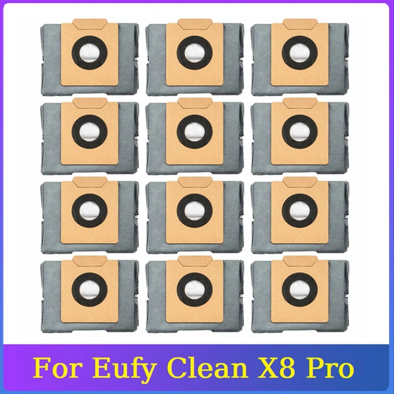 

12 шт. для Eufy Clean X8 Pro SES / X10 Pro Omni аксессуары для робота-пылесоса пылесборник для домашней уборки