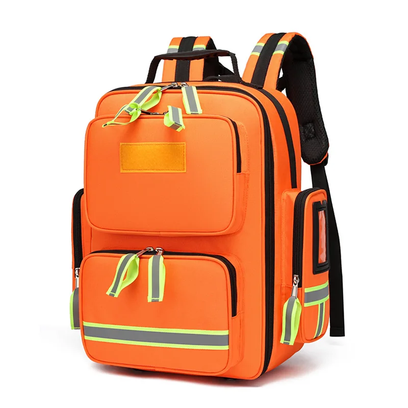 Trousses de premiers soins d'urgence, sacs à dos de sauvetage, grande capacité, stockage trié, kits de survie en camping en plein air, trousses médicales