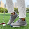 New Men Golf Shoes Non Slip Lightweight Golfers Shoes Comfortable Sneakers for Walking Waterproof 3