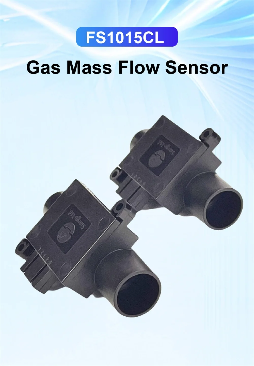 Gas Mass Flow Sensor FS1015CL for Oxygen Air Nitrogen Argon Ventilator Anesthesi
