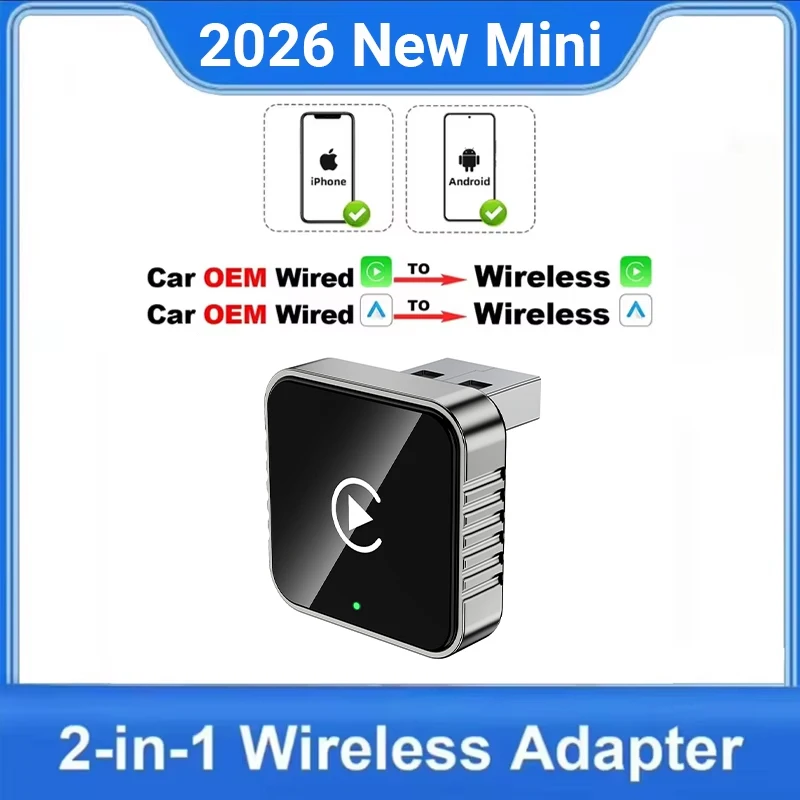 Enhanced Product Title:  
Super Mini AI Box: Upgrade Wired to Wireless CarPlay & Android Auto with 5GHz WiFi
