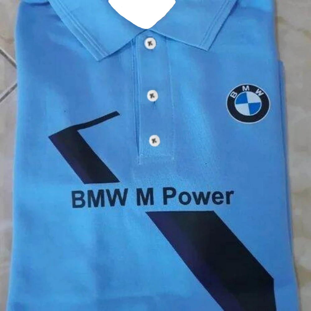 2025-26 BMW 패션 디자인 남성용 반팔 버튼업 폴로 셔츠 탑 BMW 여름 편안한 쿨 칼라 반팔 가디건