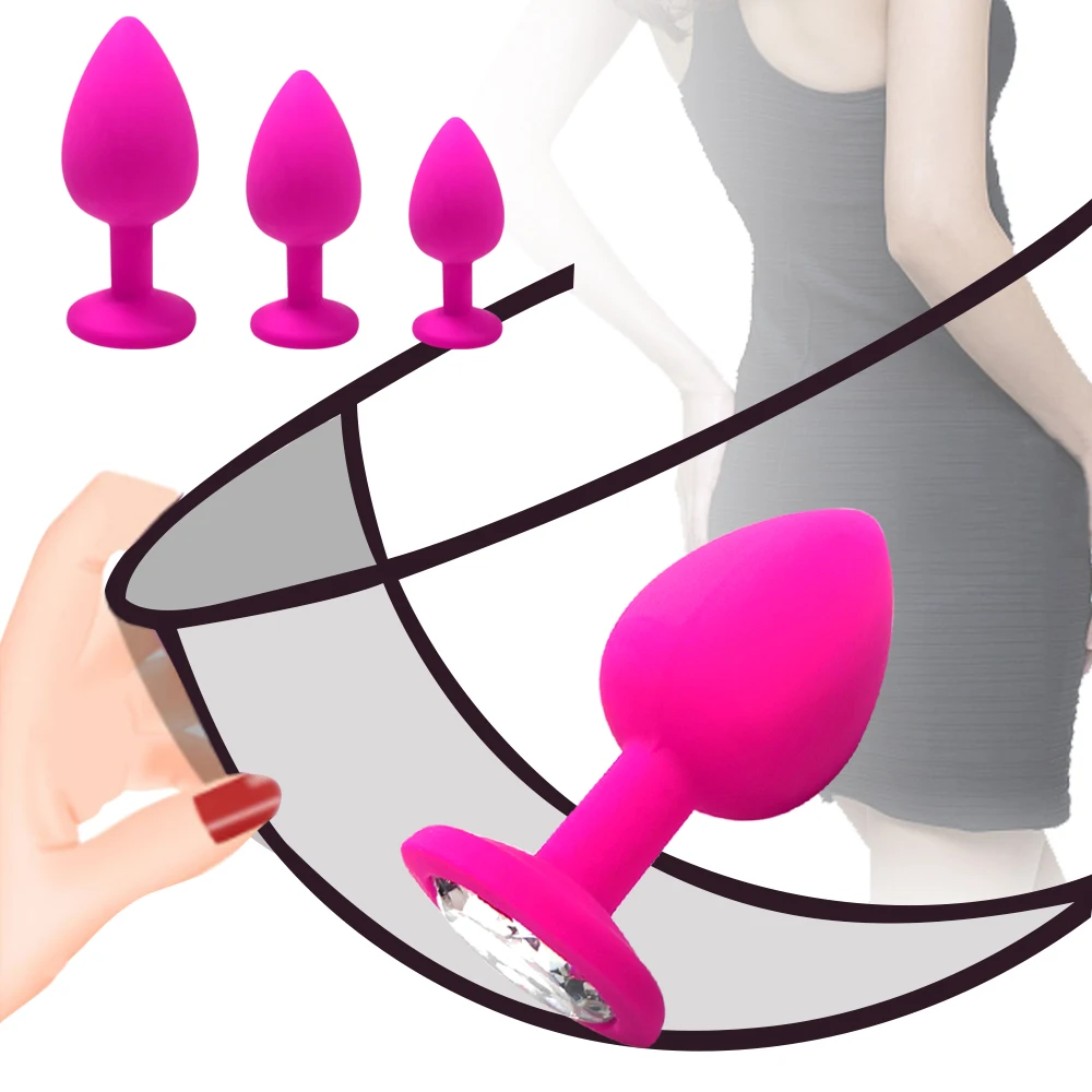 Mini plug anal en silicone souple, masseur de prostate, produit gay, mini plug érotique, balle anale vibrante, jouet sexuel vibrant_voghion.com