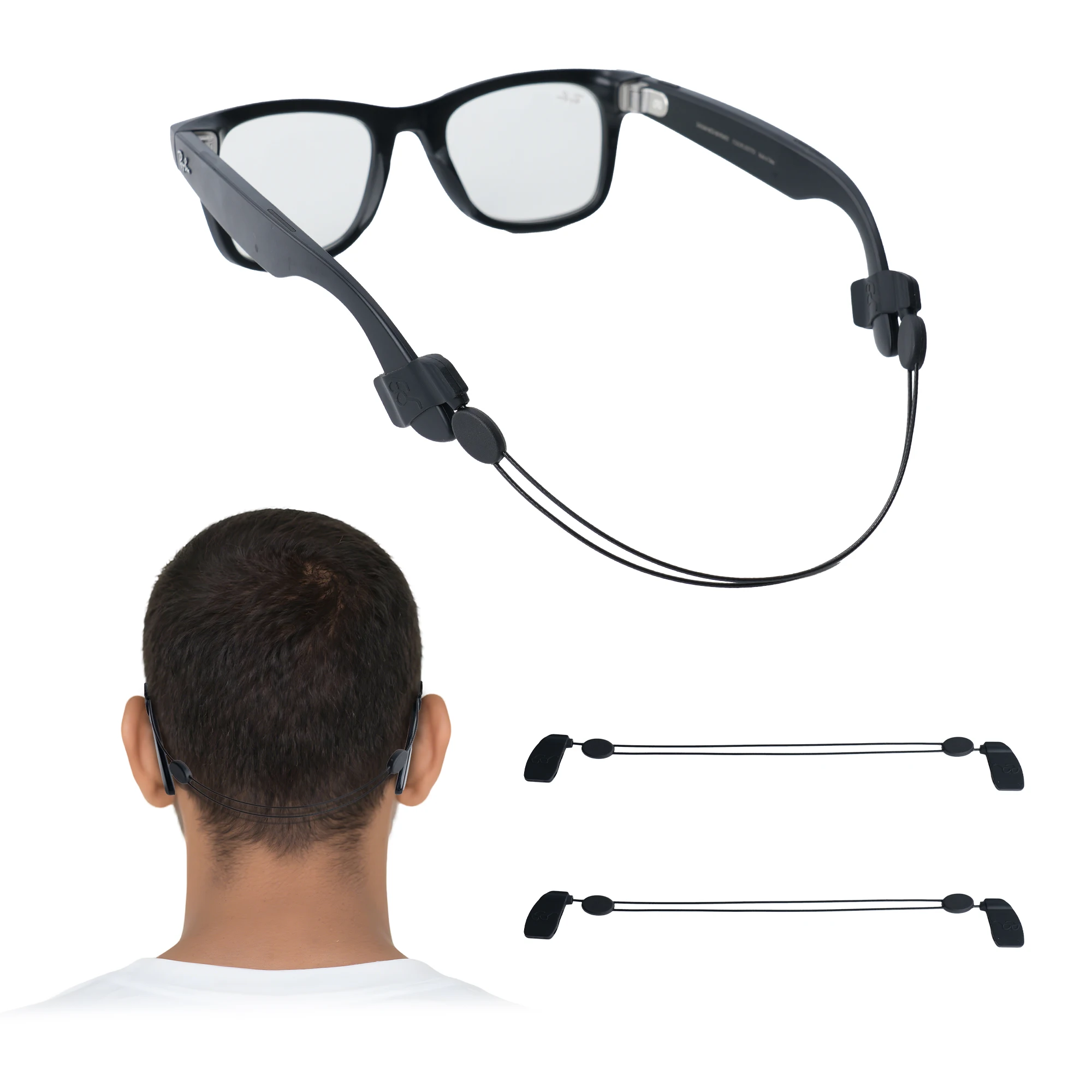 HIbloks for RayBan Meta Wayfarer smart Glasses Accessories Non-slip air Adjustab