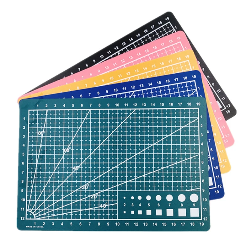 커팅 보드 A3 A4 A5 PVC 커팅 매트 작업대 패치워크 바느질 수동 DIY 나이프 조각 가죽 단면 언더레이 