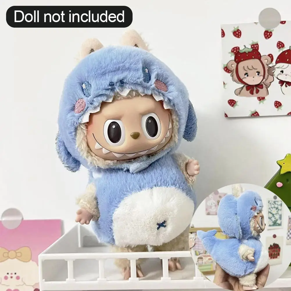 LYVQZPWLR Conjunto De Ropa De Punto Para Muñeca Labubu De 17 Cm – Suave Y Elegante, Con Accesorios, Ideal Para Coleccionistas