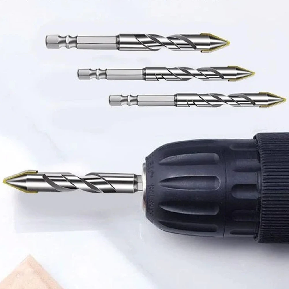 New Four-Flute Sawtooth Eccentric Drill Bit,2025 High-Strength Eccentric Twist Drill Bit,Skewed