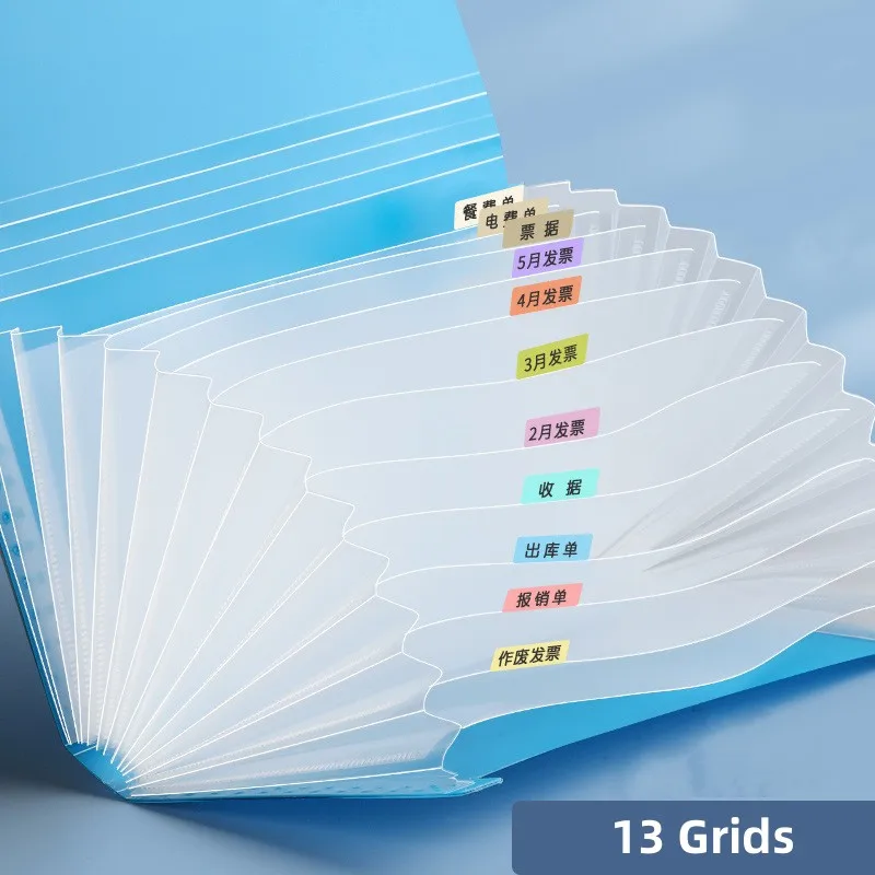 File Folder B6 A6 Files Orginizer For Documents Waterproof File Bag Pocket Expanding Wallet Organ Bag Budget Binder Desk Organiz