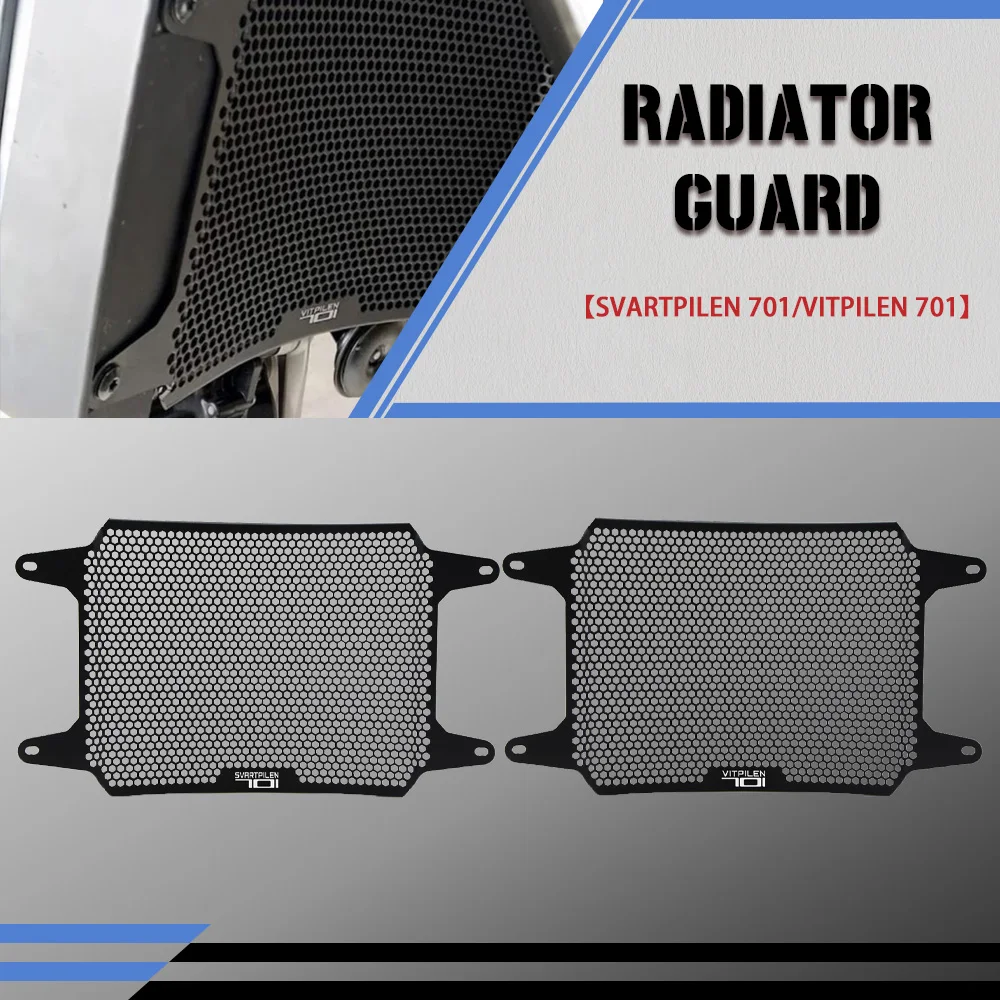 

For Husqvarna Vitpilen 701 Svartpilen 701 2018 2019 2020 2021 Radiator Grille Guard Cover Protector Vitpilen701 Svartpilen701
