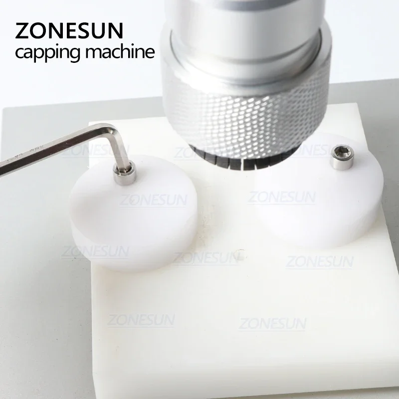 ZONESUN Manual Crimping Machine Perfume Crimper Capper Metal Collar Cap Press Capping Machine Spray Crimper Seals ZS-TYG2 3