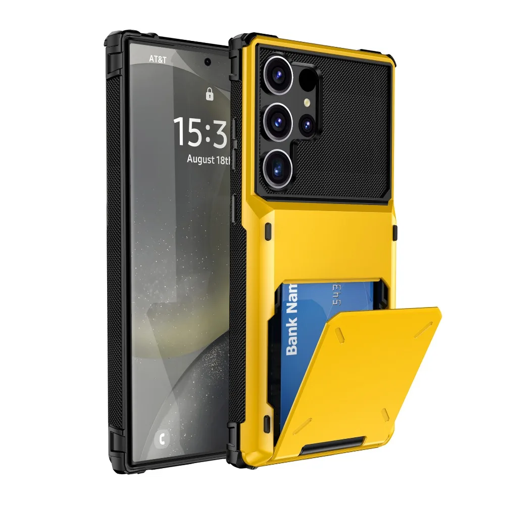 Stylish Wallet Phone Case with Card Holder & Protective Cover