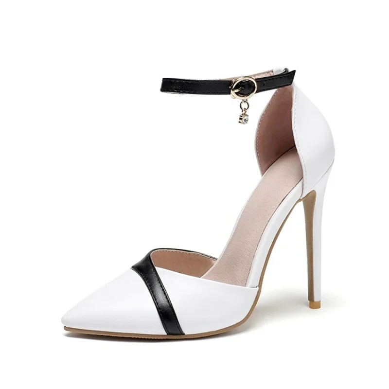 

Hot Sale Big Girl Size 34-48 Shoes Women Sandals Sexy Fashion High Heels 12cm Sandals Sapato Feminino Summer Style Shoes 1320-3