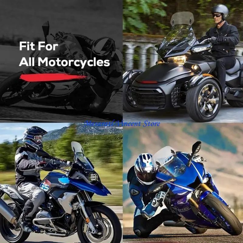 A70F Universal-Motorrad-Windschutzscheibe, große Windschutzscheibenverlängerung, verstellbare Windschutzscheibe – Detail 1