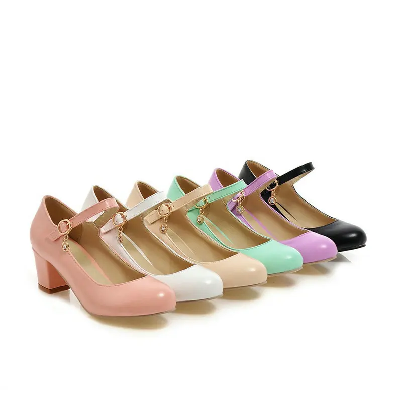 

Туфли-лодочки женские кожаные с круглым носком, 6 см, на квадратном каблуке