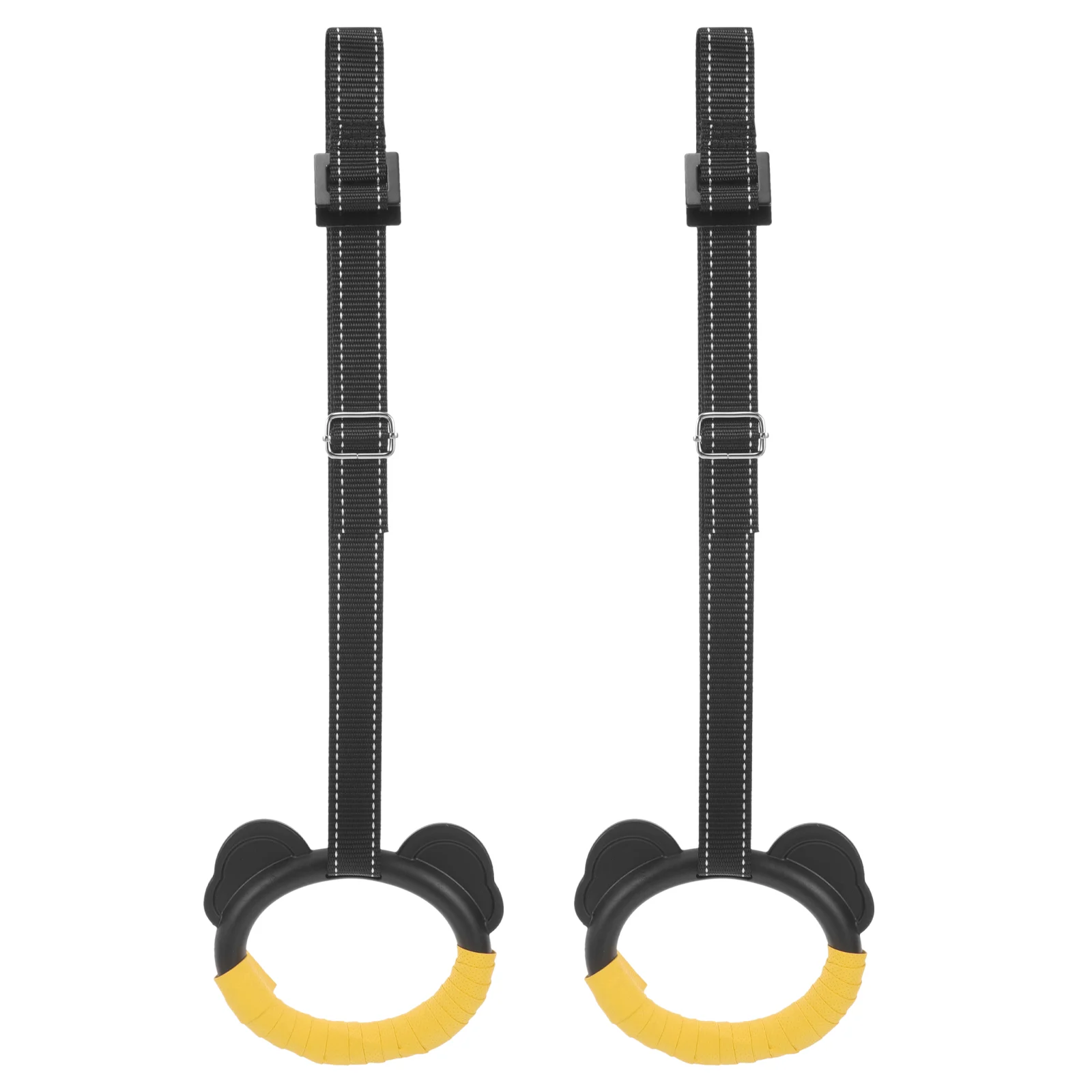 

Kids Fitness Gymnastics Rings Adjustable Gym Ring Strap Convenient durable PullUp Buckle children Sports Exercise Equipment