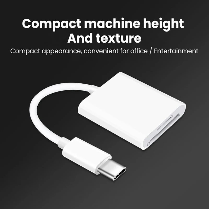 Type C To SD TF Card Reader 2 IN 1 Adapter for Phone Macbook Huawei Samsung