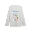 Large Size 200 Pou Ladies Cotton Long Sve T-irt Hellokit Lazy Sle Spring Autumn Pure Cotton Ladies Top
