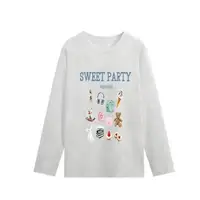 Large Size 200 Pou Ladies Cotton Long Sve T-irt Hellokit Lazy Sle Spring Autumn Pure Cotton Ladies Top