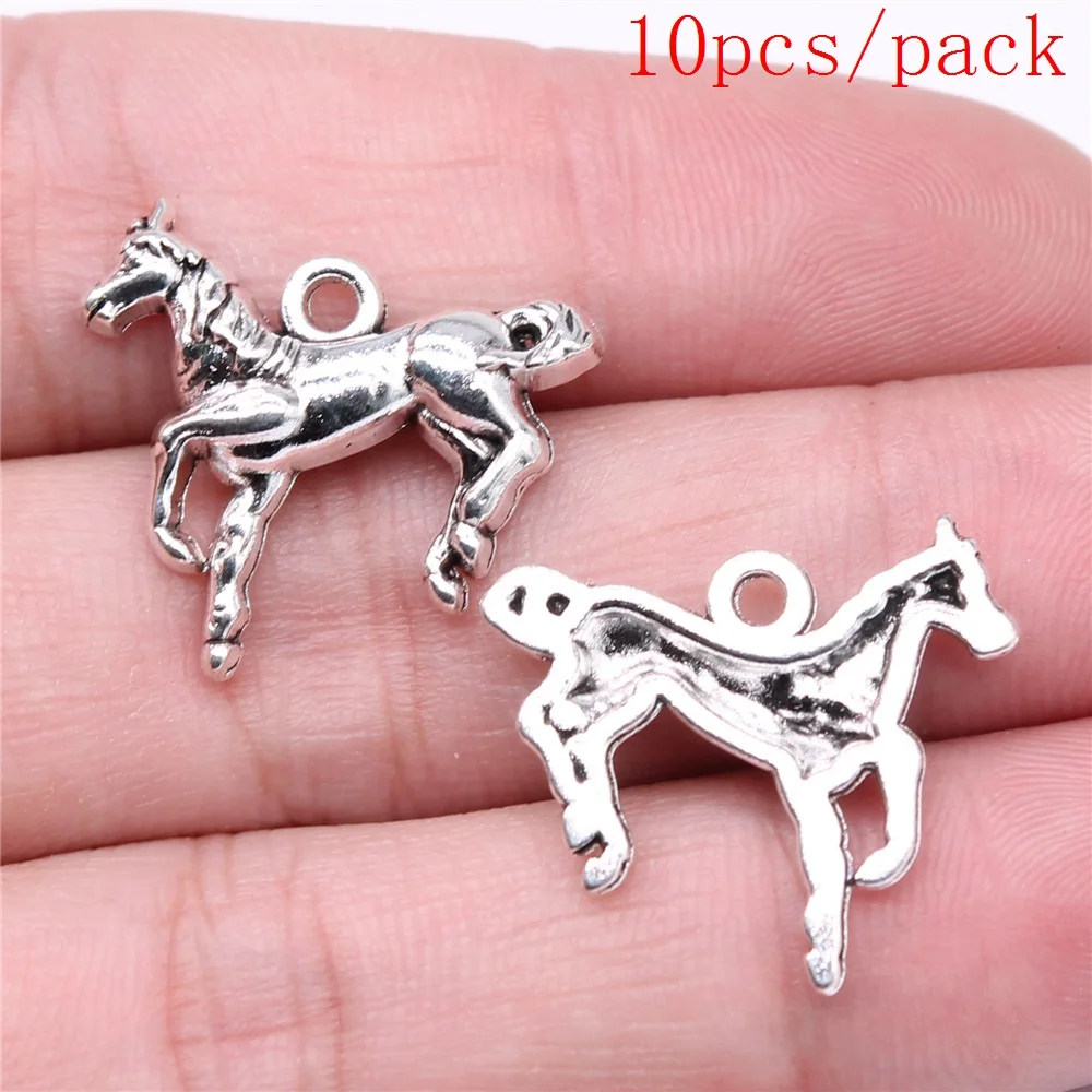 18pcs Western Cowboy Themed Charms Alloy Metal Horse Cowboy Boot