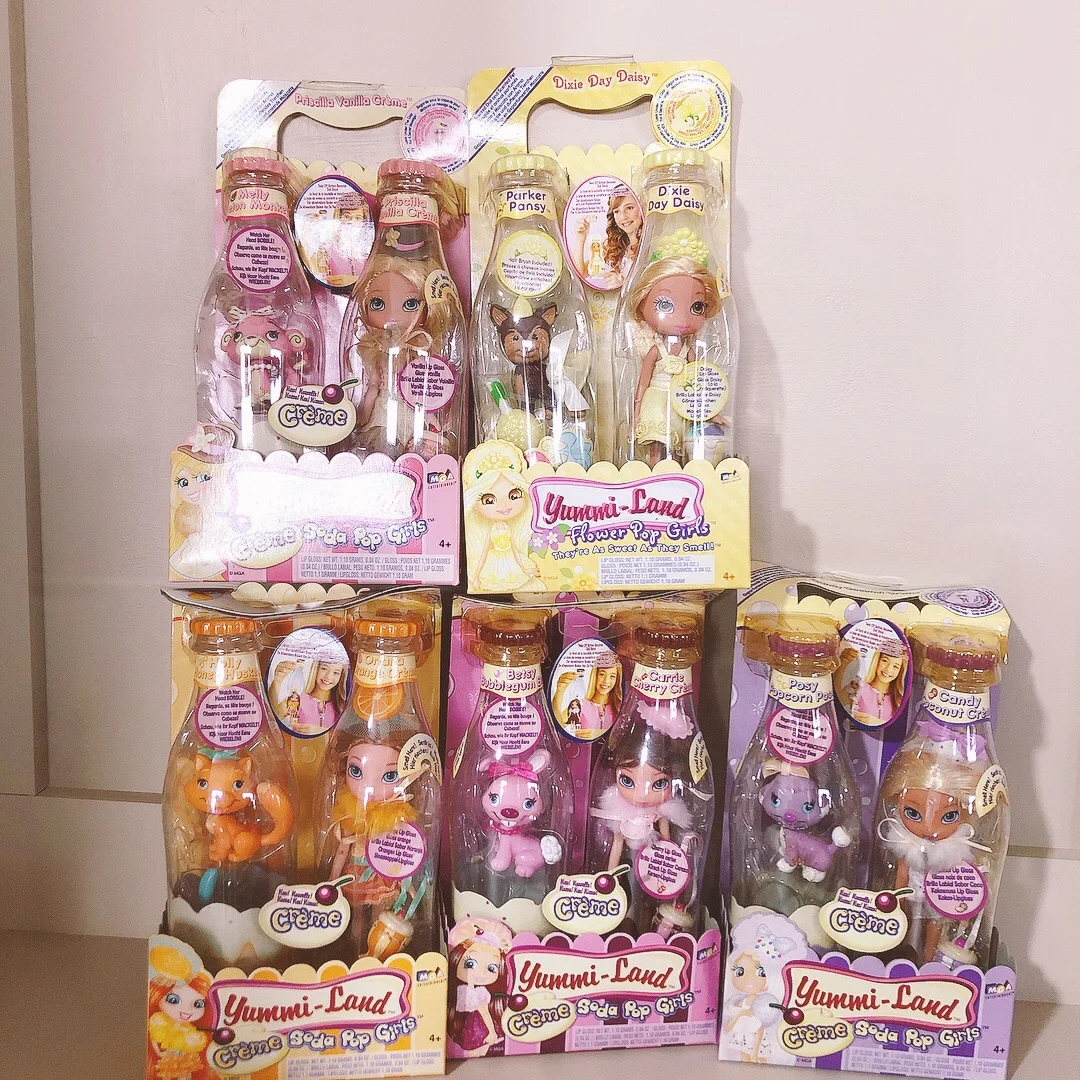 

Original Yummi Land Doll Toys for Girls Collections Anime Figure Old Vintage Doll Cute Children Toys Pet Set Ice Cream Pop Girls