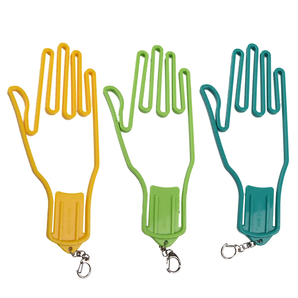 Golf Glove Extension Rack Hanging Glove Holder Glove Shaper Plastic Glove Holder With Metal Buckle Golf Accessories