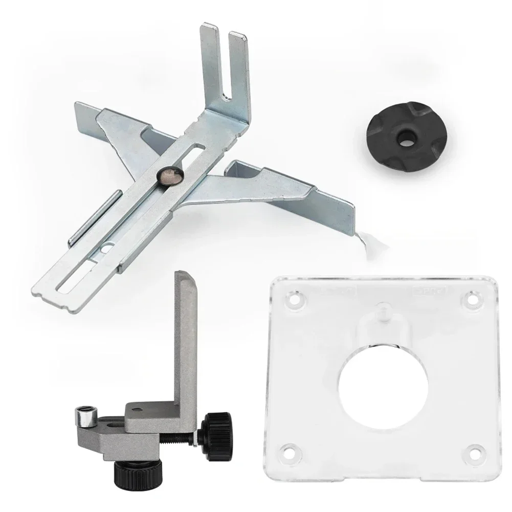 Router Edge Guide Template Guide Trimmer Straight Trimming Machine Accessories Spanner Wrench for 3701 3703 3709 Woodworking Tool
