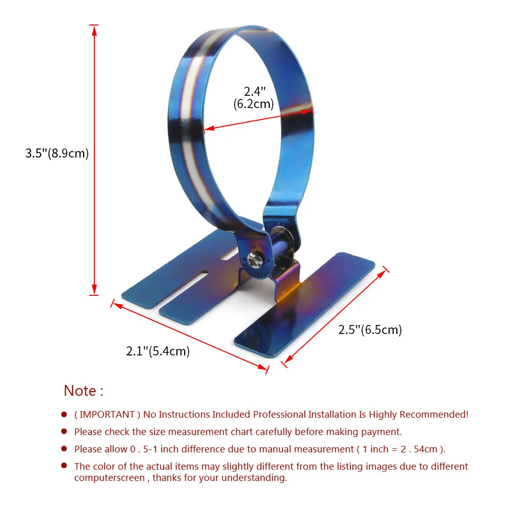 Universale 68Mm Calibro Regolabile Pod Gauge Supporto Per Auto Singolo Auto Car Meter Pods Dash Pod Mount Bracket