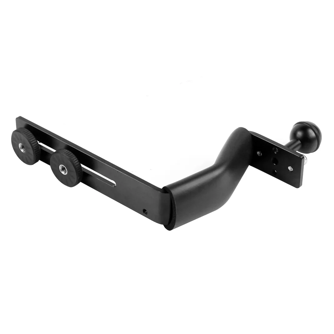 Aluminum Alloy Diving Bracket Z Type Single Handle With Base Adapter for Underw