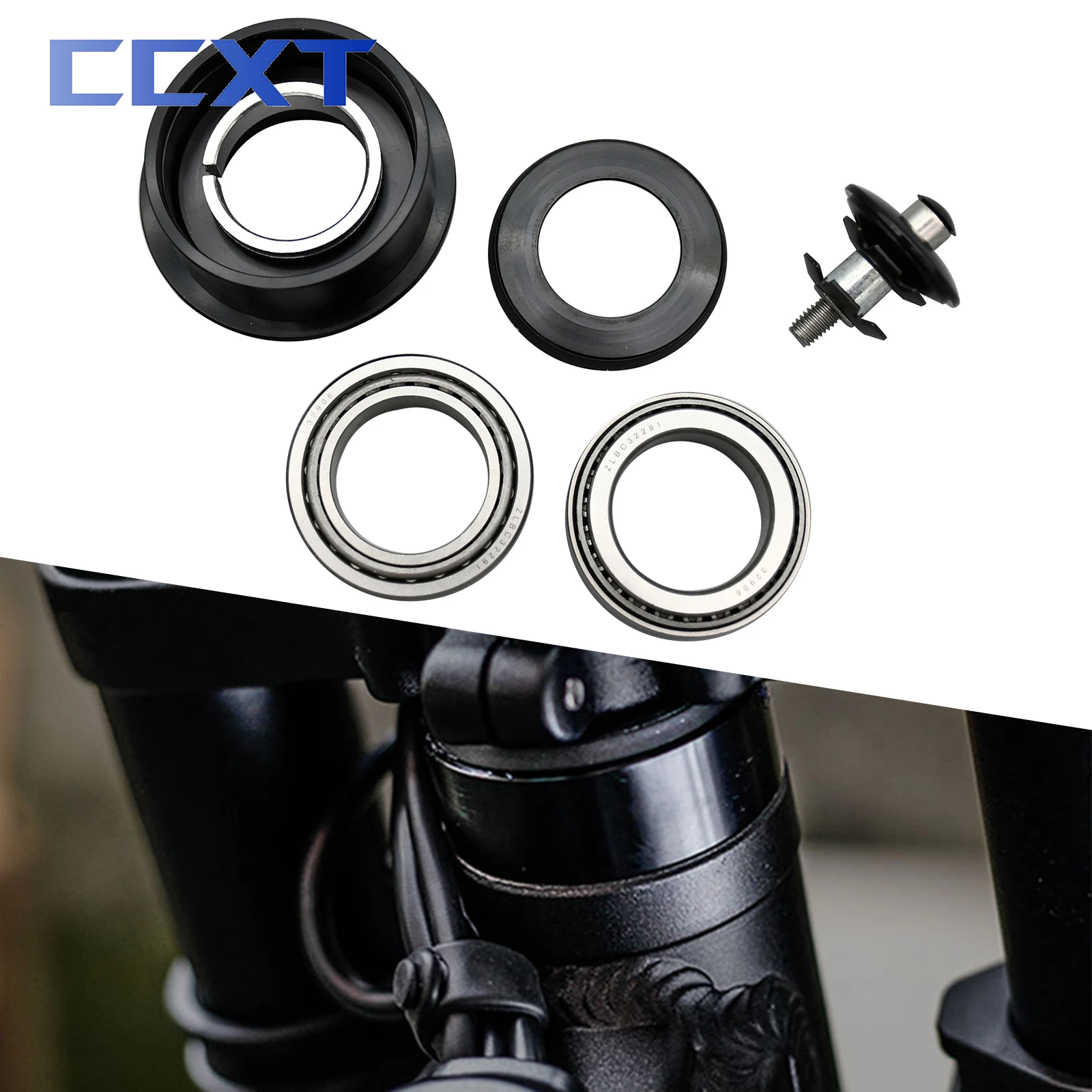 Motorcycle Electric Bike Bearing Kit Steering Column Bearing For Segway X160 X260 For SurRon Sur