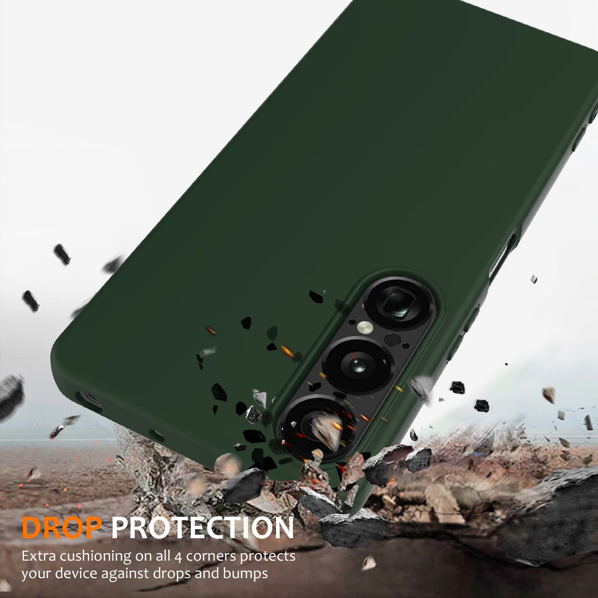 Premium Matte Liquid Silicone Case - Anti-Fingerprint Magnetic Wireless Armor Back Cover