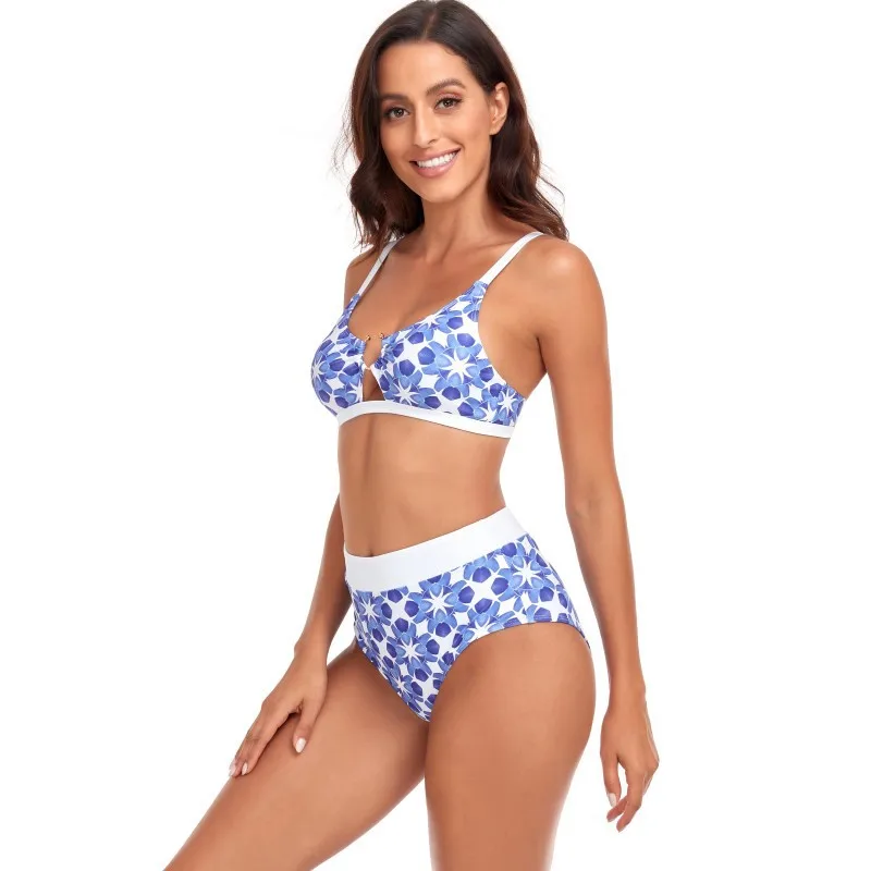 Ygolonger 2023 New Bikini Swimsuit Female Split Sexy Show Thin Designer Two Piece Bathing Set Women's Swimwear Luxury Clothing
